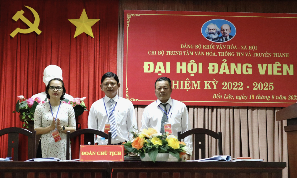 Bến Lức đẩy nhanh tổ chức đại hội chi bộ nhưng phải đảm bảo chất lượng