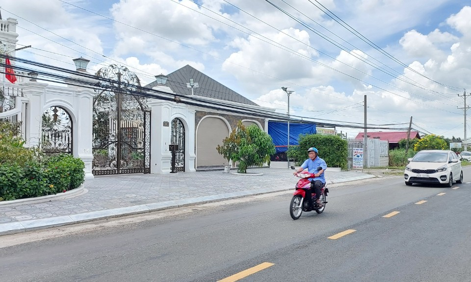 Lạc Tấn nỗ lực xây dựng nông thôn mới nâng cao