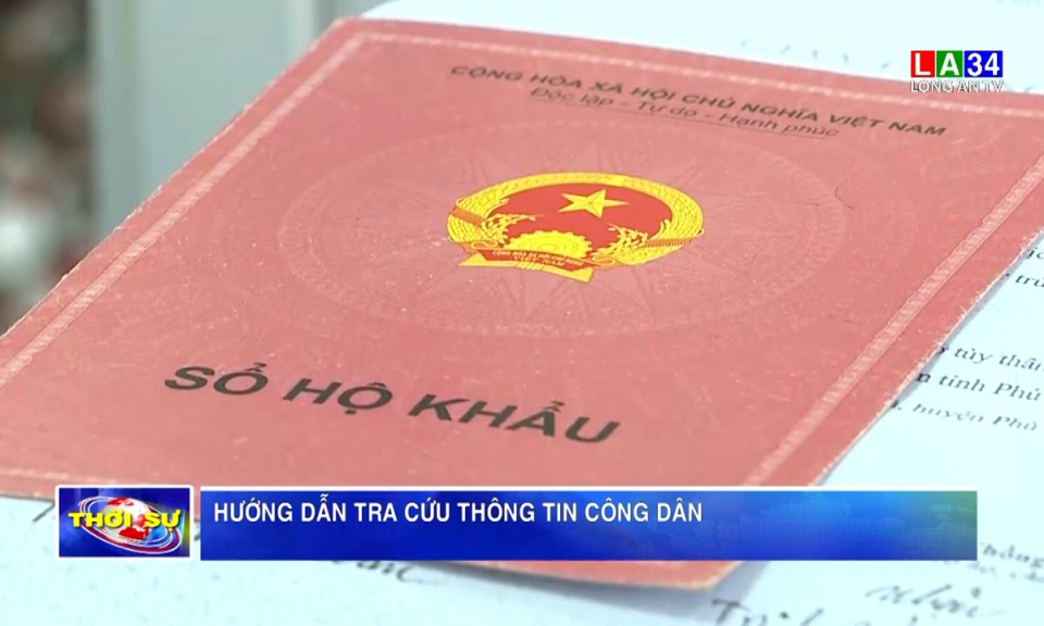 Hướng dẫn tra cứu thông tin công dân