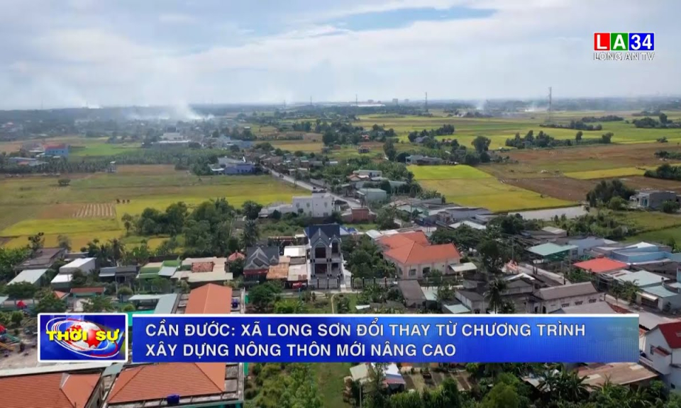Cần Đước: Xã Long Sơn đổi thay từ chương trình xây dựng nông thôn mới nâng cao