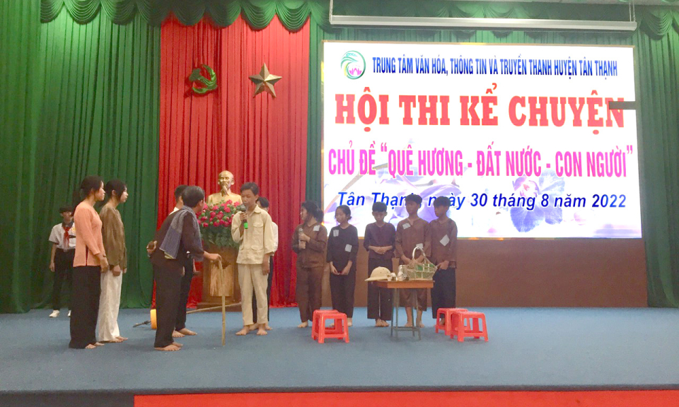 Tân Thạnh tổ chức hội thi Kể chuyện năm 2022
