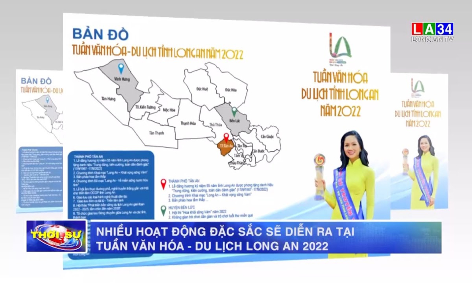 Nhiều hoạt động đặc sắc sẽ diễn ra tại Tuần Văn hóa - Du lịch Long An 2022