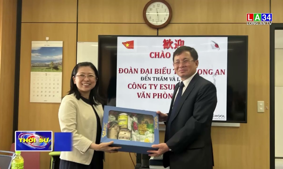 Lãnh đạo tỉnh Long An làm việc với đại sứ Việt Nam tại Nhật Bản