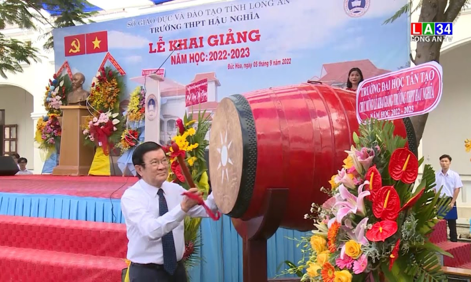Đức Hòa: Trường THPT Hậu Nghĩa khai giảng năm học mới 2022-2023