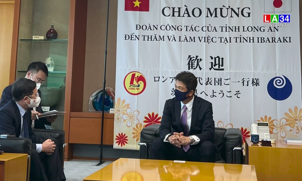 Đoàn công tác tỉnh Long An thăm và làm việc tại tỉnh Ibaraki, Nhật Bản