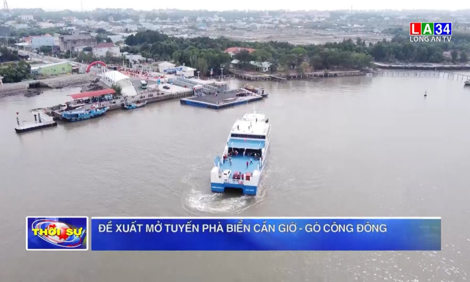 Đề xuất mở tuyến phà biển Cần Giờ - Gò Công Đông