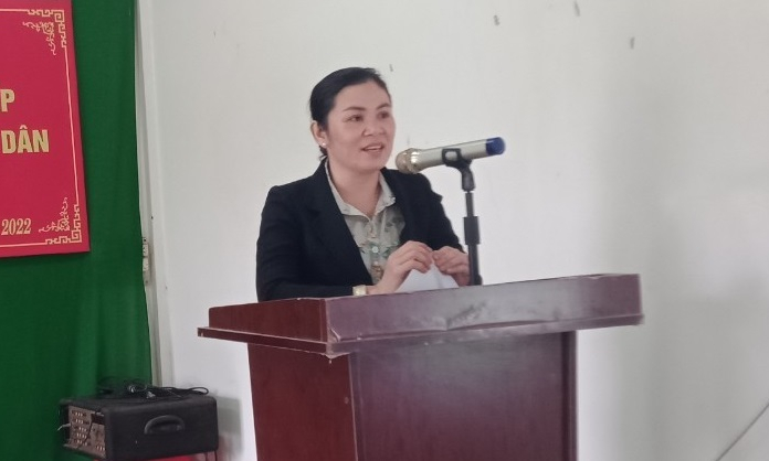 Bí thư Đảng ủy phường Tân Khánh tiếp xúc, đối thoại trực tiếp với nhân dân