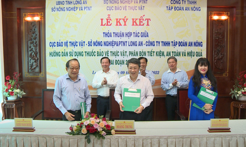 Lễ ký kết thỏa thuận hợp tác giữa Cục Bảo vệ thực vật và Công ty TNHH Tập đoàn An Nông