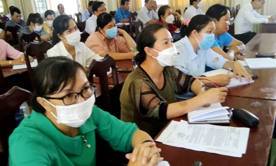 Cần Đước tập huấn xây dựng đơn vị học tập năm 2022