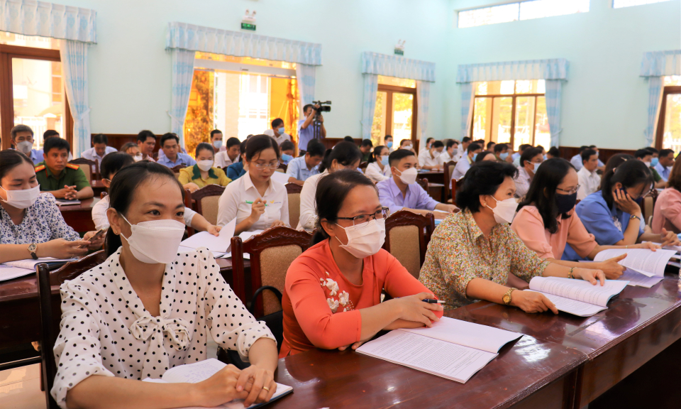 Ủy ban Nhân dân huyện Cần Đước tập huấn bảo vệ bí mật Nhà nước