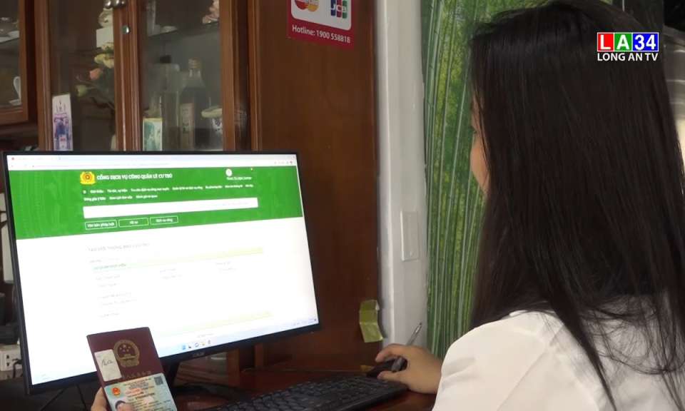 Đẩy mạnh khai báo lưu trú qua dịch vụ công trực tuyến