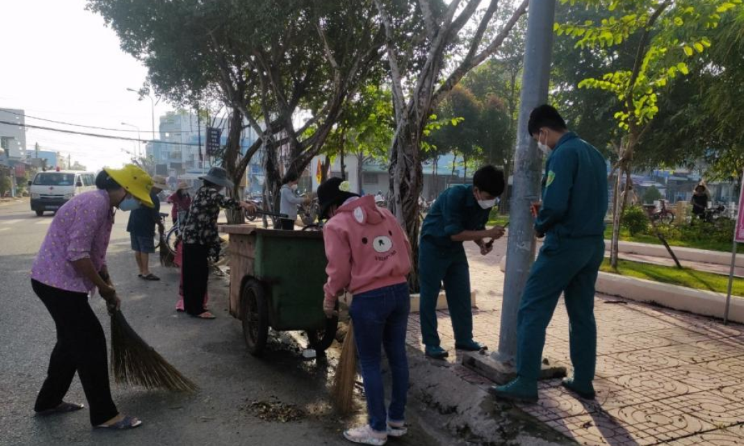 Thành phố Tân An: Vệ sinh môi trường hưởng ứng “Tuần Văn hóa - Du lịch tỉnh Long An năm 2022”
