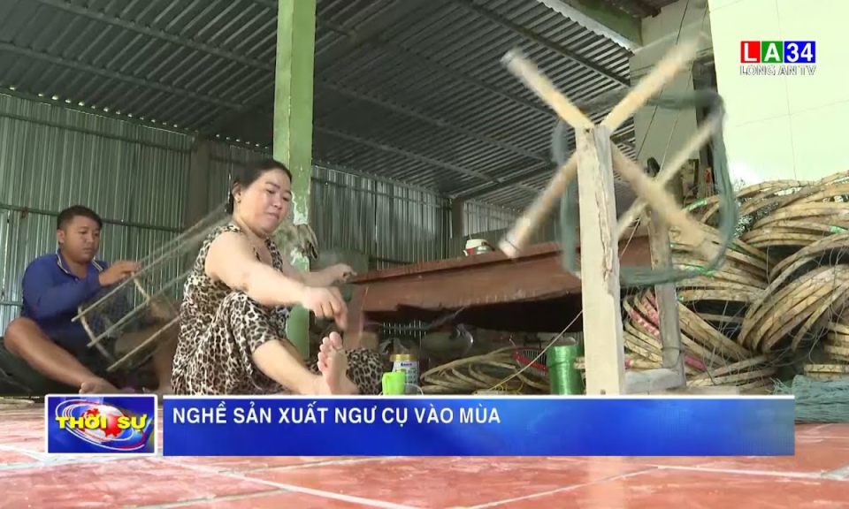 Nghề sản xuất ngư cụ vào mùa