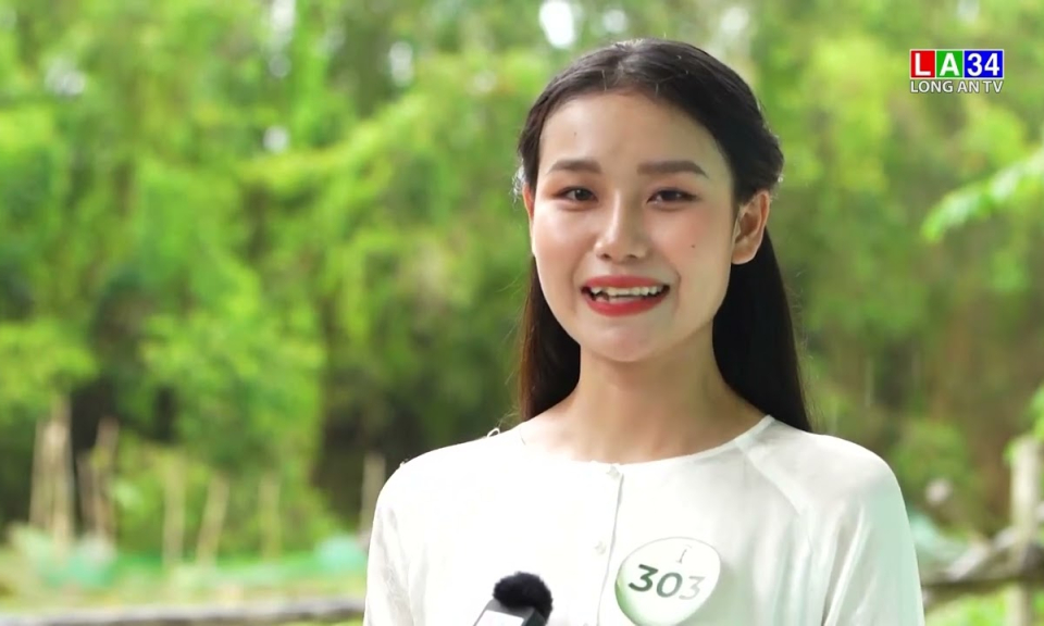 Top 25 Hoa khôi sông Vàm tham gia trải nghiệm, quảng bá du lịch Long An