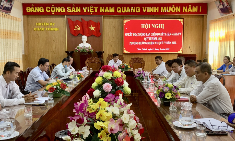Châu Thành nâng cao vai trò, trách nhiệm của Hội Nông dân Việt Nam trong phát triển nông nghiệp, xây dựng nông thôn mới