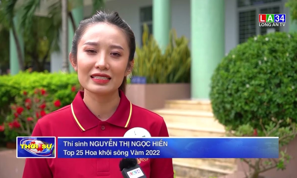 Thí sinh Hoa khôi sông Vàm 2022 tích cực tham gia hoạt động thiện nguyện
