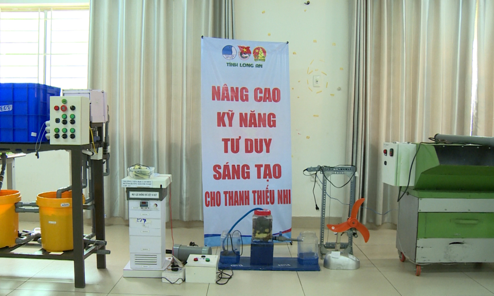 Không gian sáng tạo tại triển lãm Dấu ấn công tác Đoàn và phong trào thanh thiếu nhi tỉnh