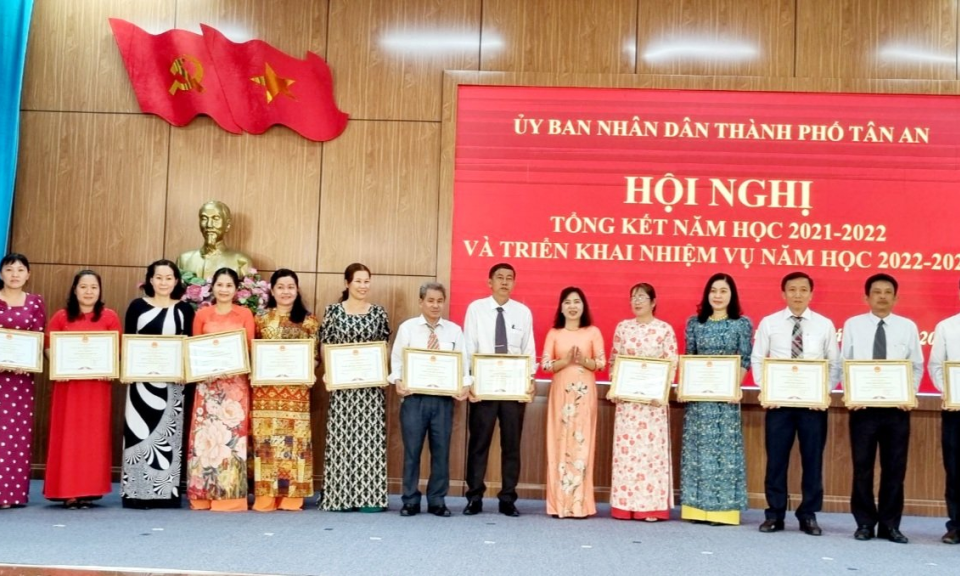 Thành phố Tân An triển khai nhiệm vụ năm học 2022 – 2023