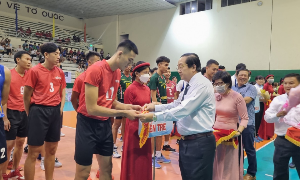 Long An khai mạc giải bóng chuyền chào mừng Tuần Văn hóa - Du lịch tỉnh năm 2022