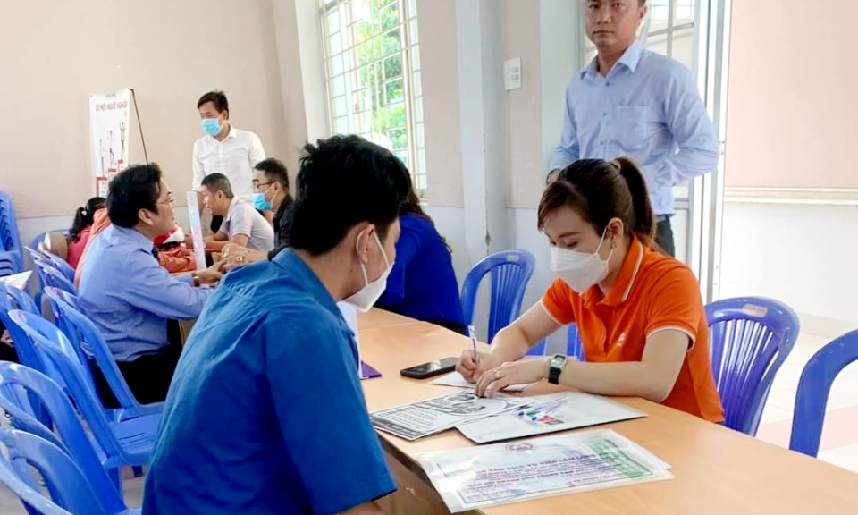 Thành đoàn Tân An tổ chức phiên giao dịch việc làm năm 2022