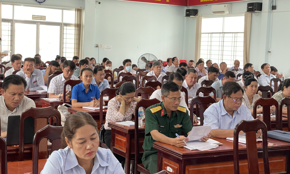 Tân Hưng bồi dưỡng kiến thức cho đối tượng 4.