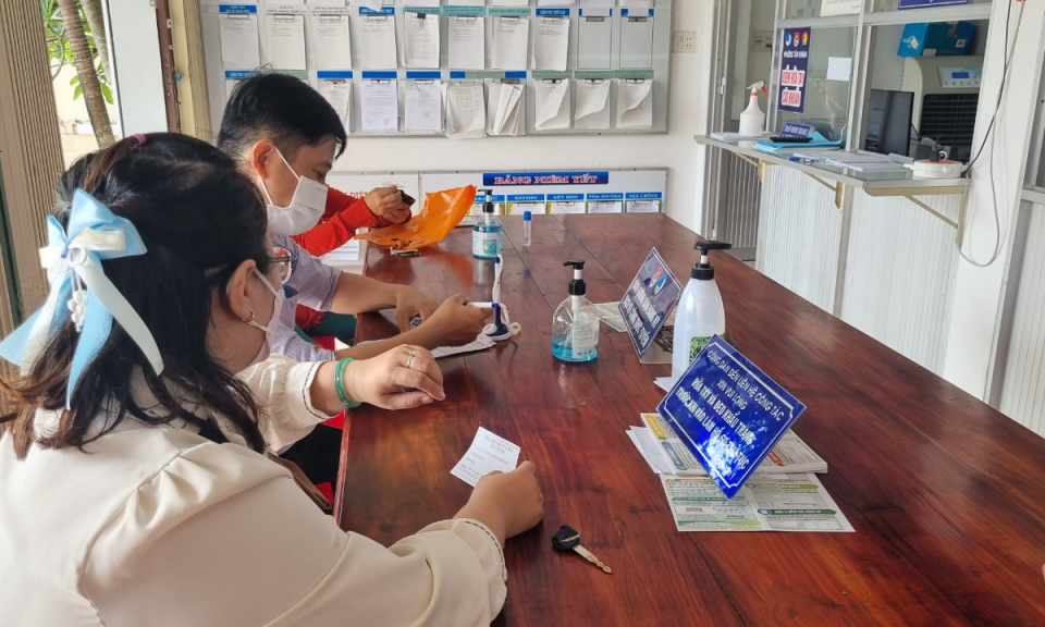 Phường Tân Khánh giải quyết đúng và trước hạn 100% hồ sơ thủ tục hành chính