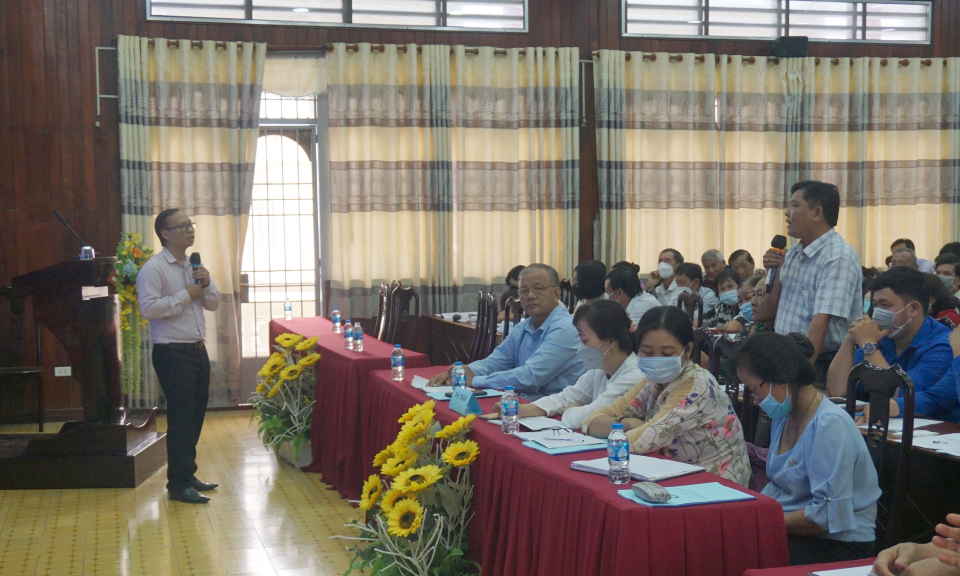 Bến Lức tập huấn nghiệp vụ ủy thác tín dụng chính sách xã hội năm 2022