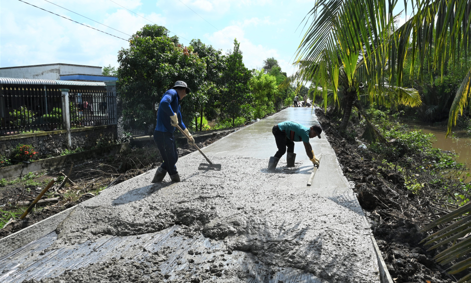 Bến Lức khẩn trương đẩy nhanh tiến độ các công trình đầu tư công