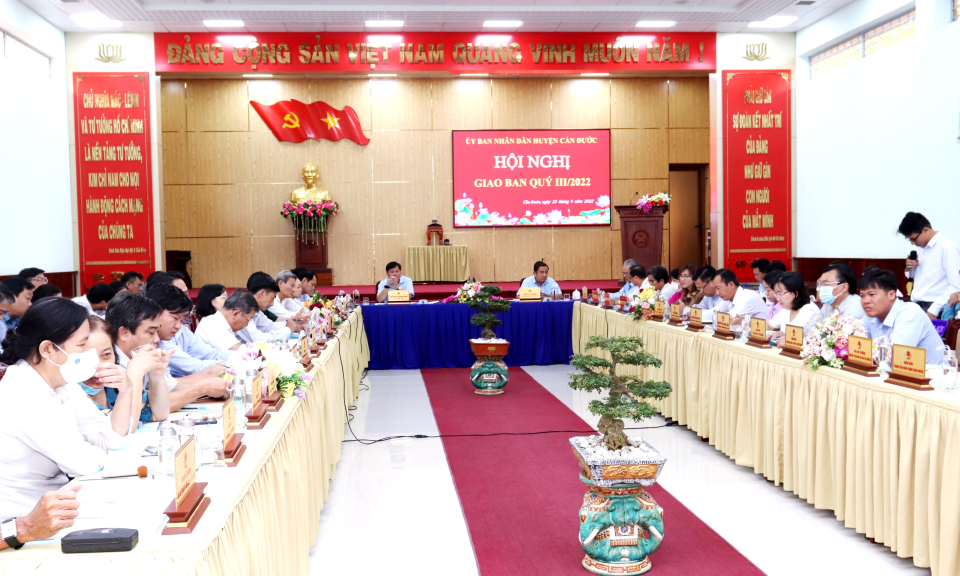Cần Đước hoàn thành chỉ tiêu nhiệm vụ 9 tháng đầu năm 2022