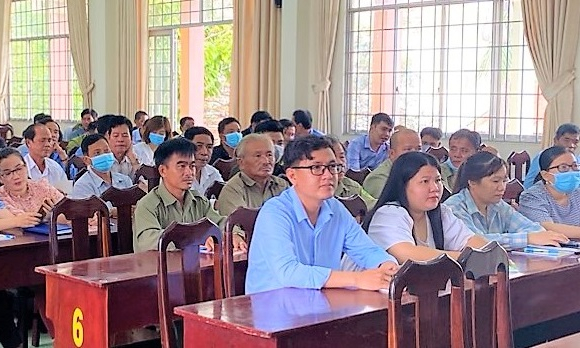 Công an huyện Cần Đước bồi dưỡng nghiệp vụ công an xã  bảo đảm an ninh trật tự ở cơ sở