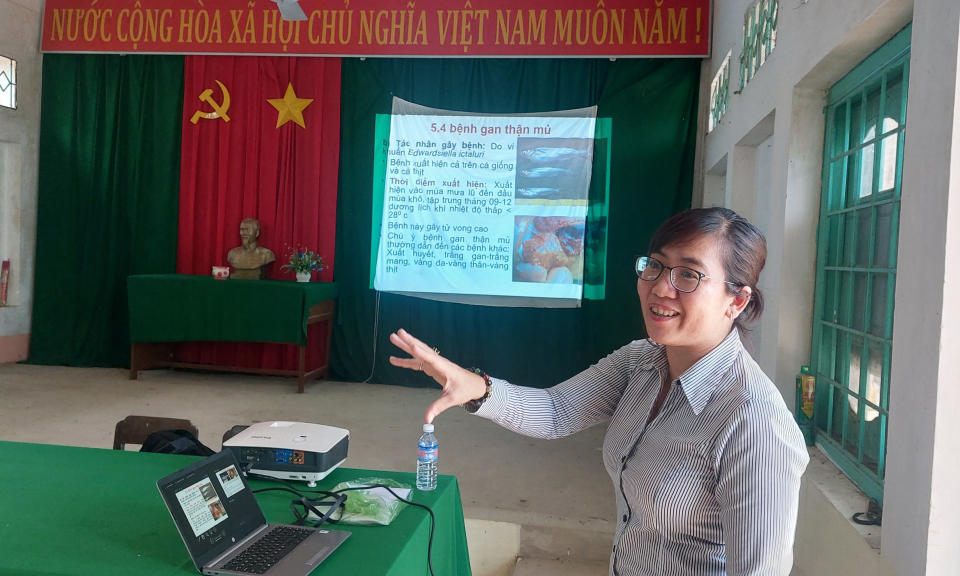Tân Hưng tập huấn kỹ thuật nuôi cá nước ngọt