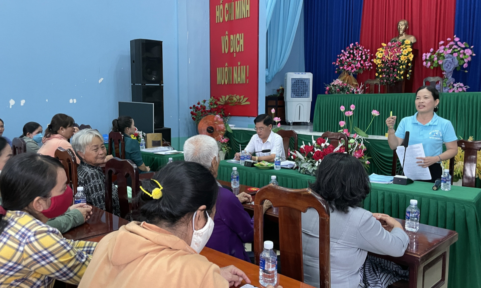 Phụ nữ Tân Hưng đẩy mạnh ứng dụng công nghệ thông tin trong hoạt động hội