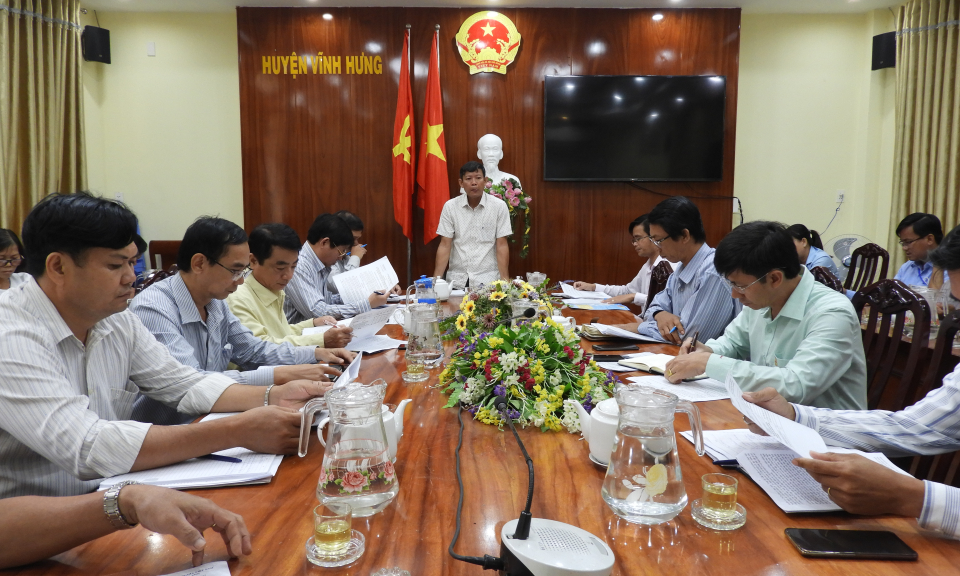Vĩnh Hưng sơ kết công tác cải cách hành chính 09 tháng đầu năm 2022