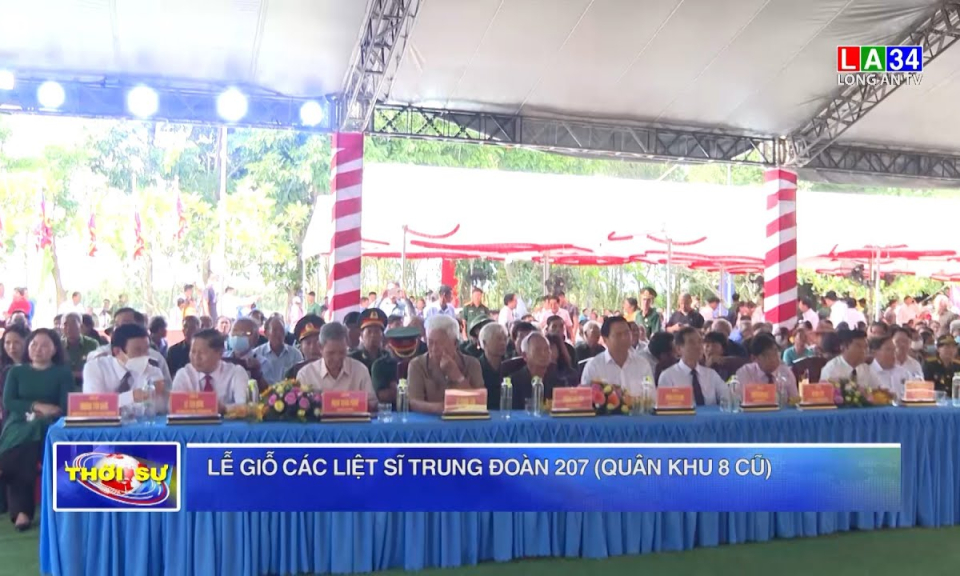 Lễ giỗ các liệt sĩ Trung đoàn 207 (Quân khu 8 cũ)