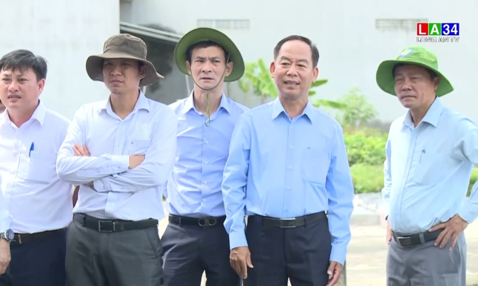 Ban chỉ đạo Quốc gia về phòng chống thiên tai kiểm tra công tác phòng chống thiên tai tại Long An