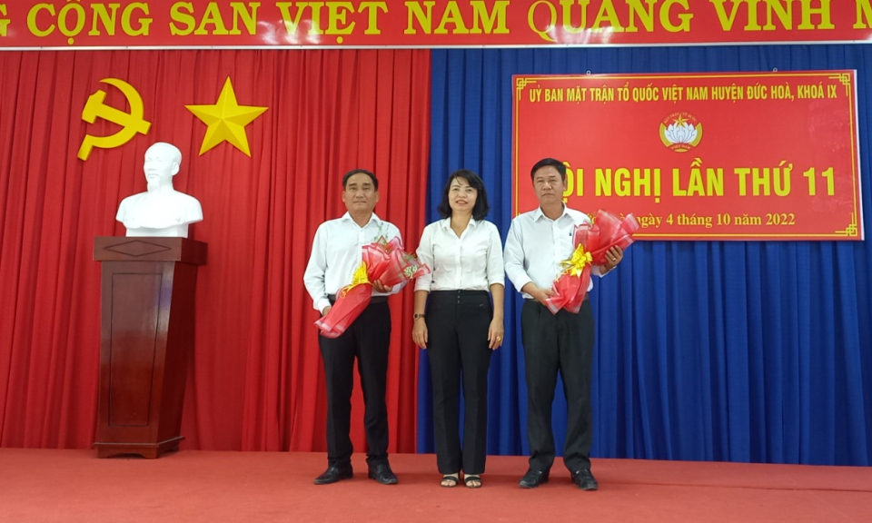 Đức Hòa hiệp thương bầu Chủ  tịch và Ủy viên Ủy ban Mặt trận Tổ quốc