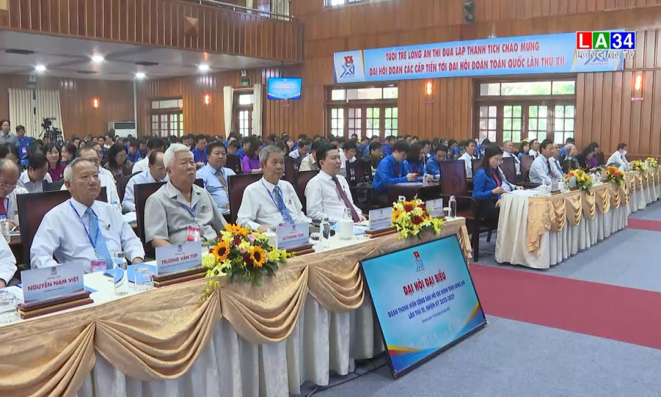 Phiên trọng thể Đại hội đại biểu Đoàn TNCS HCM tỉnh Long An, lần thứ XI, nhiệm kỳ 2022 – 2027