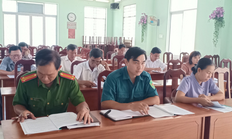 Đức Huệ thực hiện mô hình “Tổ liên gia an toàn phòng cháy chữa cháy”