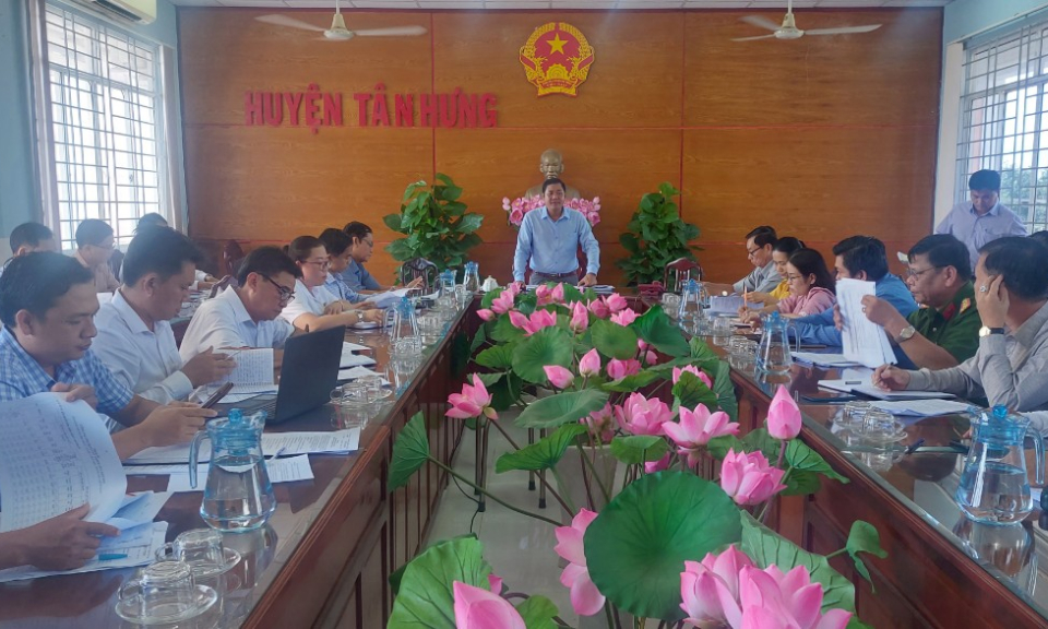 Tân Hưng: Đánh giá việc thực hiện Chuyển đổi số và Cải cách hành chính 09 tháng năm 2022
