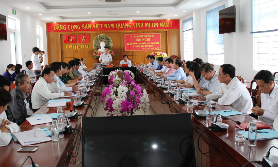 Ủy ban Kiểm tra Tỉnh ủy sơ kết 9 tháng năm 2022