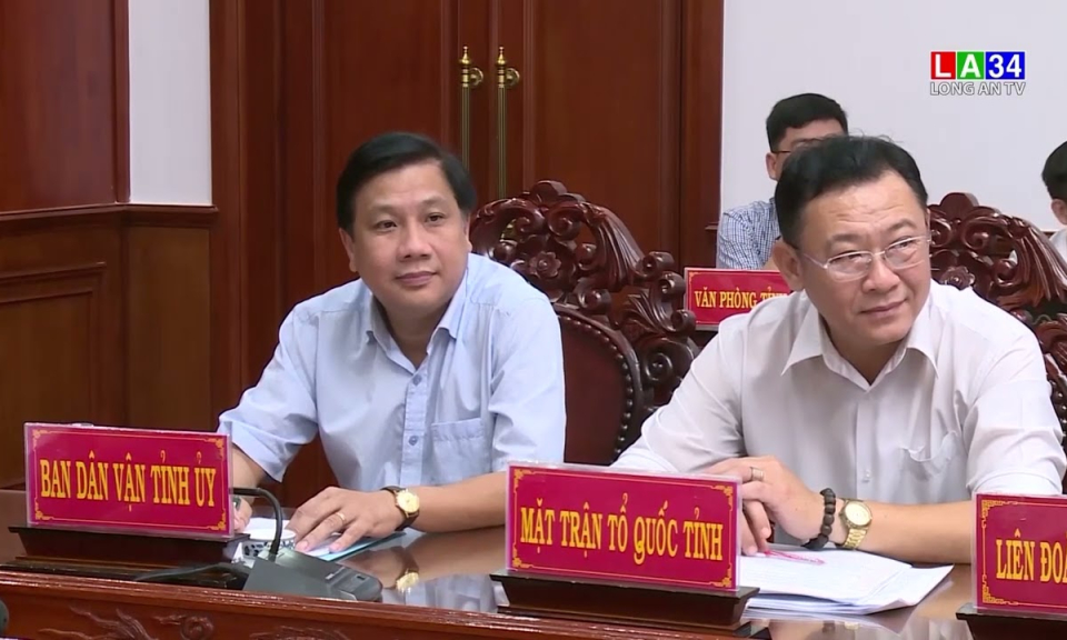 Giao ban các khối Đảng, MTTQ và các tổ chức chính trị - xã hội