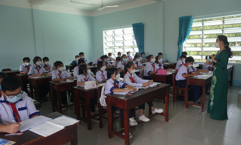 Năm học 2022 - 2023, huyện Bến Lức thiếu 196 giáo viên từ bậc mần non đến Trung học cơ sở