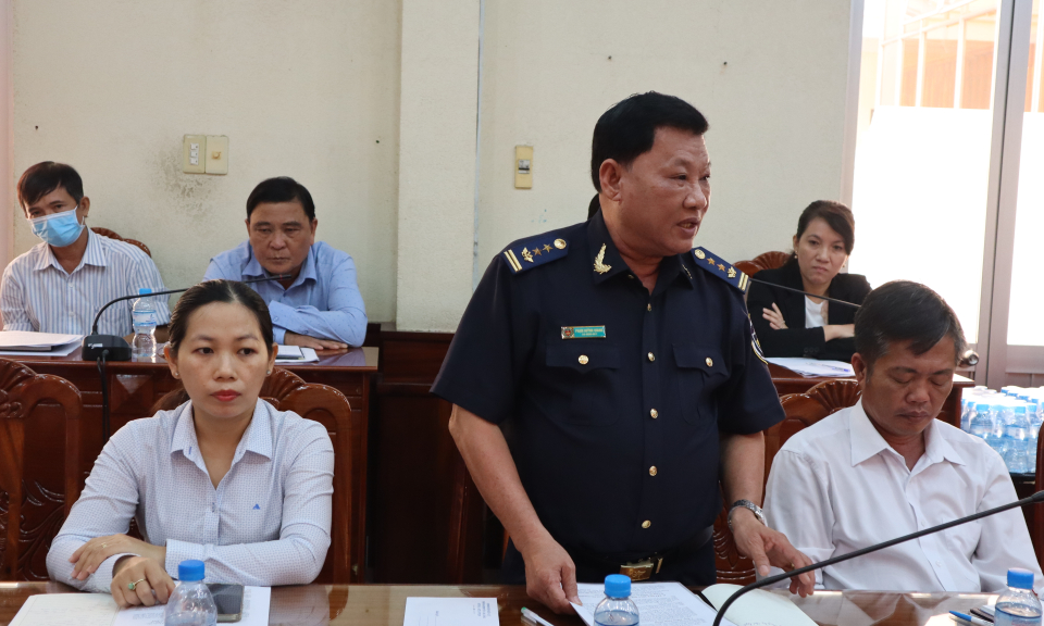 Bến Lức sơ kết công tác chống buôn lậu, gian lận thương mại và hàng giả năm 2022