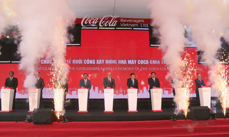 Coca – Cola  khởi công nhà máy 3.100 tỷ ở Long An