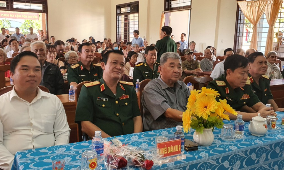Họp mặt kỷ niệm 76 năm ngày thành lập cơ quan Chính trị Quân khu 8
