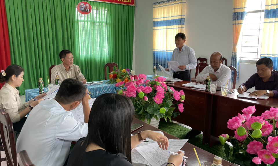 Tân Hưng: Xã Vĩnh Lợi được HĐND huyện đánh giá cao trong việc thực hiện Nghị quyết 09 tháng đầu năm 2022