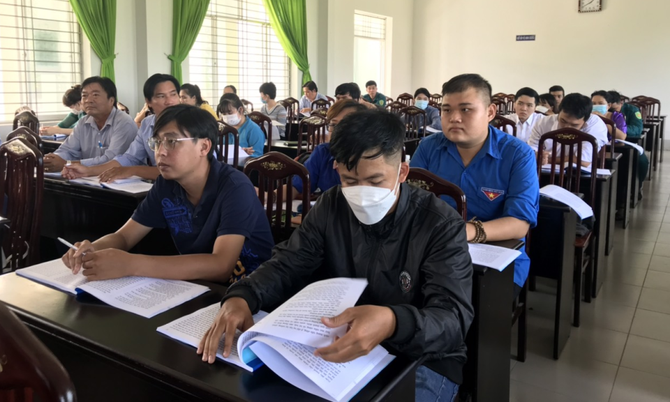 Thành phố Tân An tổ chức lớp nhận thức về Đảng đợt 3 năm 2022