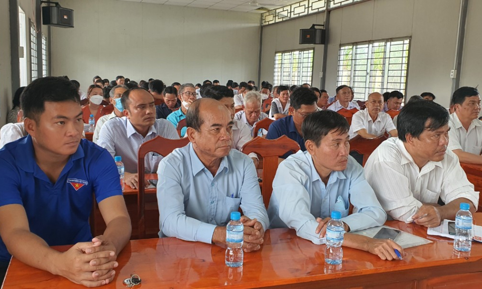 Tân Thạnh tập huấn về bảo vệ môi trường trong lĩnh vực sản xuất nông nghiệp