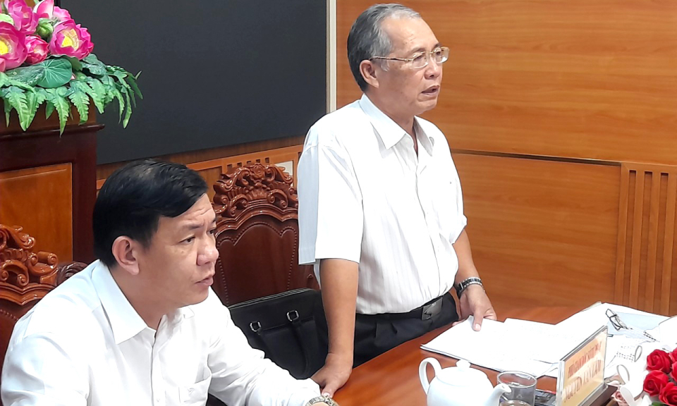 Sở Tư pháp kiểm tra công tác Tư pháp tại huyện Tân Thạnh