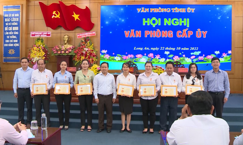 Hội nghị hoạt động của văn phòng cấp uỷ từ đầu nhiệm kỳ 2020 - 2025